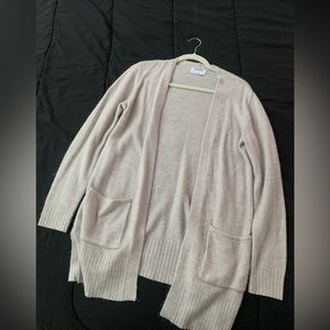 Blush cream cardigan